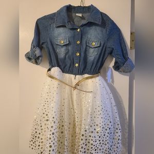 Denim Ivory Dress